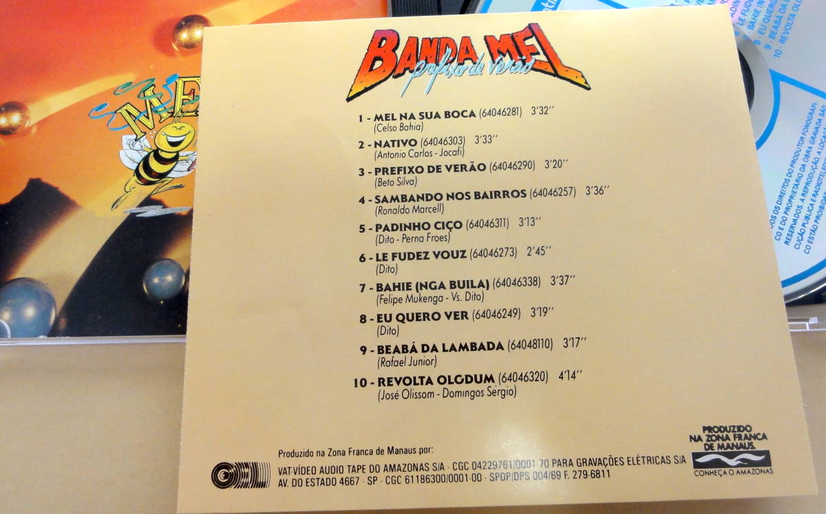 Banda Mel / Prefixo De Verao CD バンダ・メル ブラジル音楽　バイーア samba_画像2