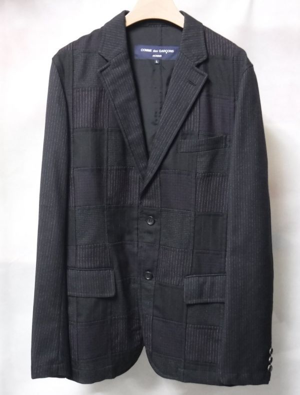 COMME des GARCONS HOMME コムデギャルソンオム パッチワーク ウール