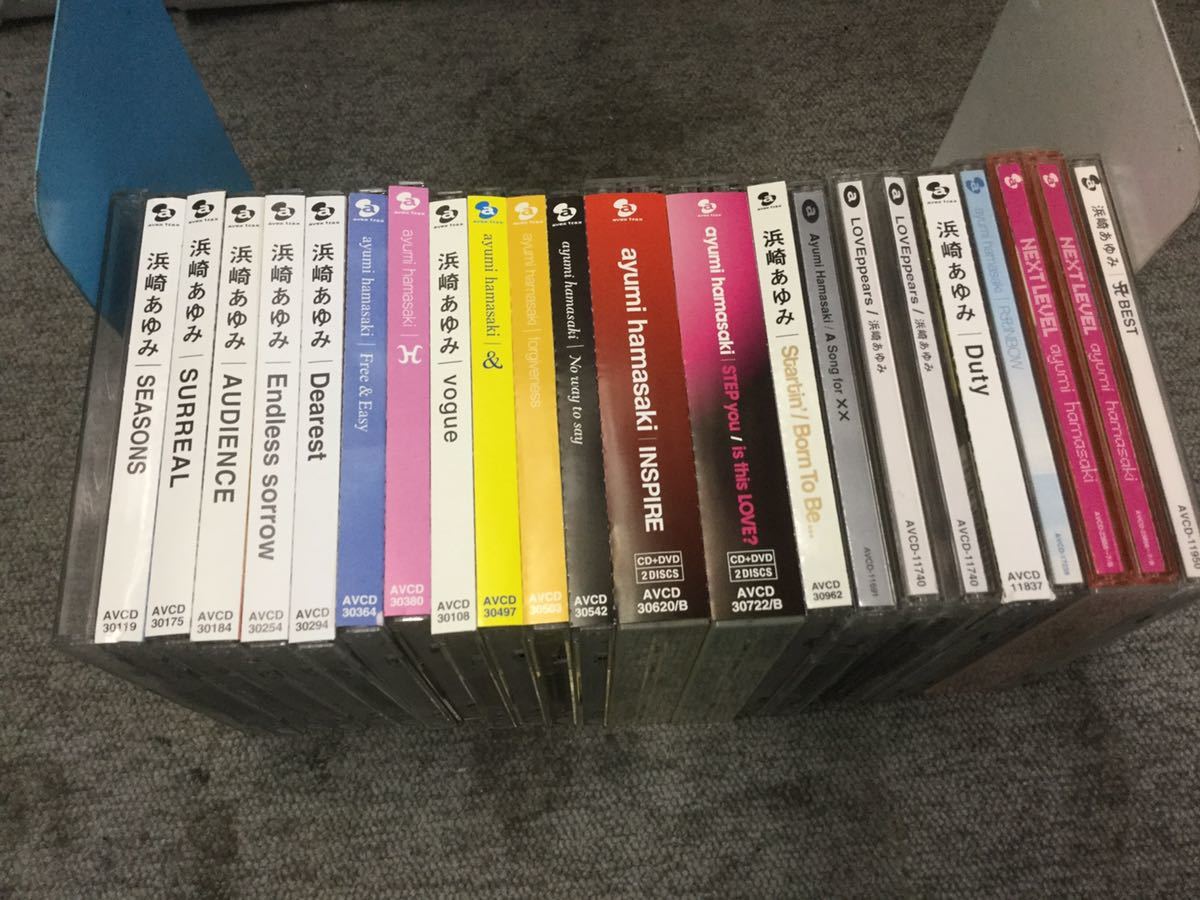 CD 浜崎あゆみ シングル 15枚 アルバム 6枚セット 計21枚セット_画像1