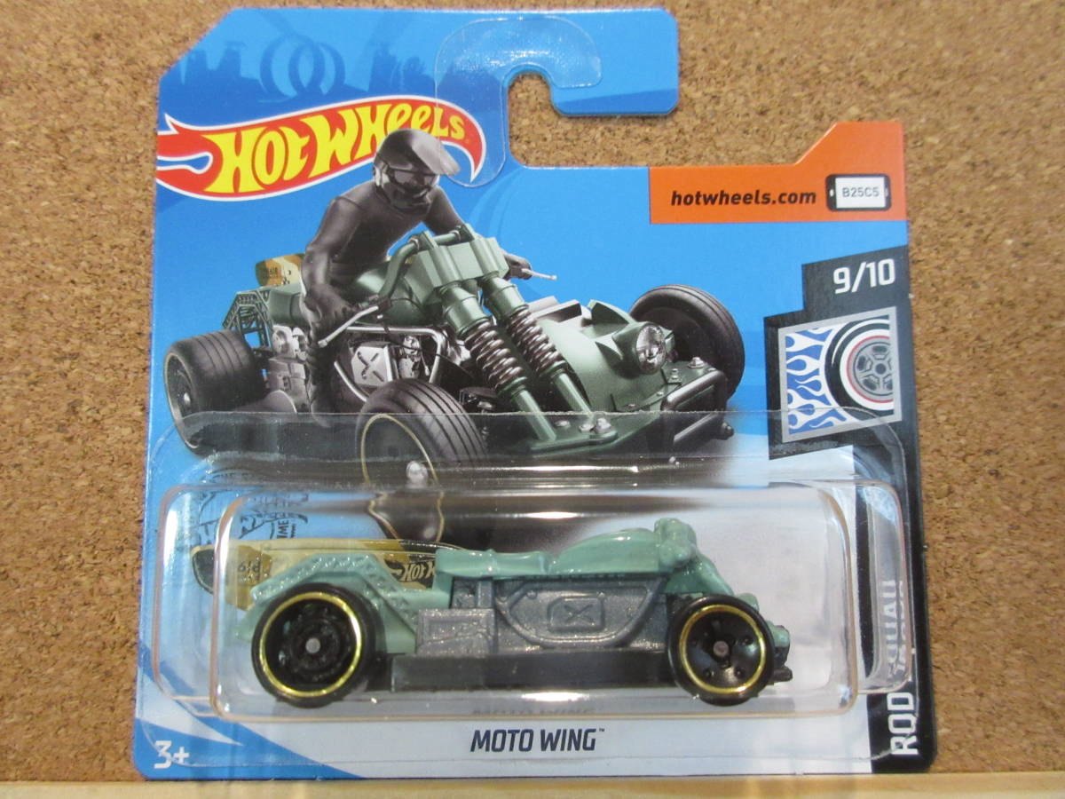 Hot Wheels MOTO WING Rod Squad 9/10 モトウィング USショートカード タイラー・シャレスト_画像2