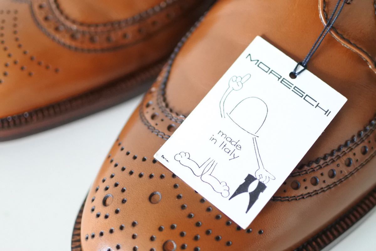 MORESCHI モレスキー フルブローグ Made in Italy デッドストック