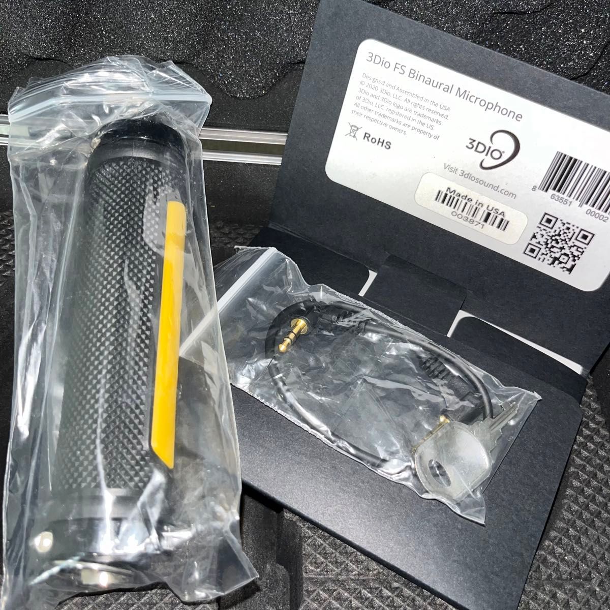 3DIO バイノーラルマイク ASMRマイク 立体音響マイク 別売りグリップ