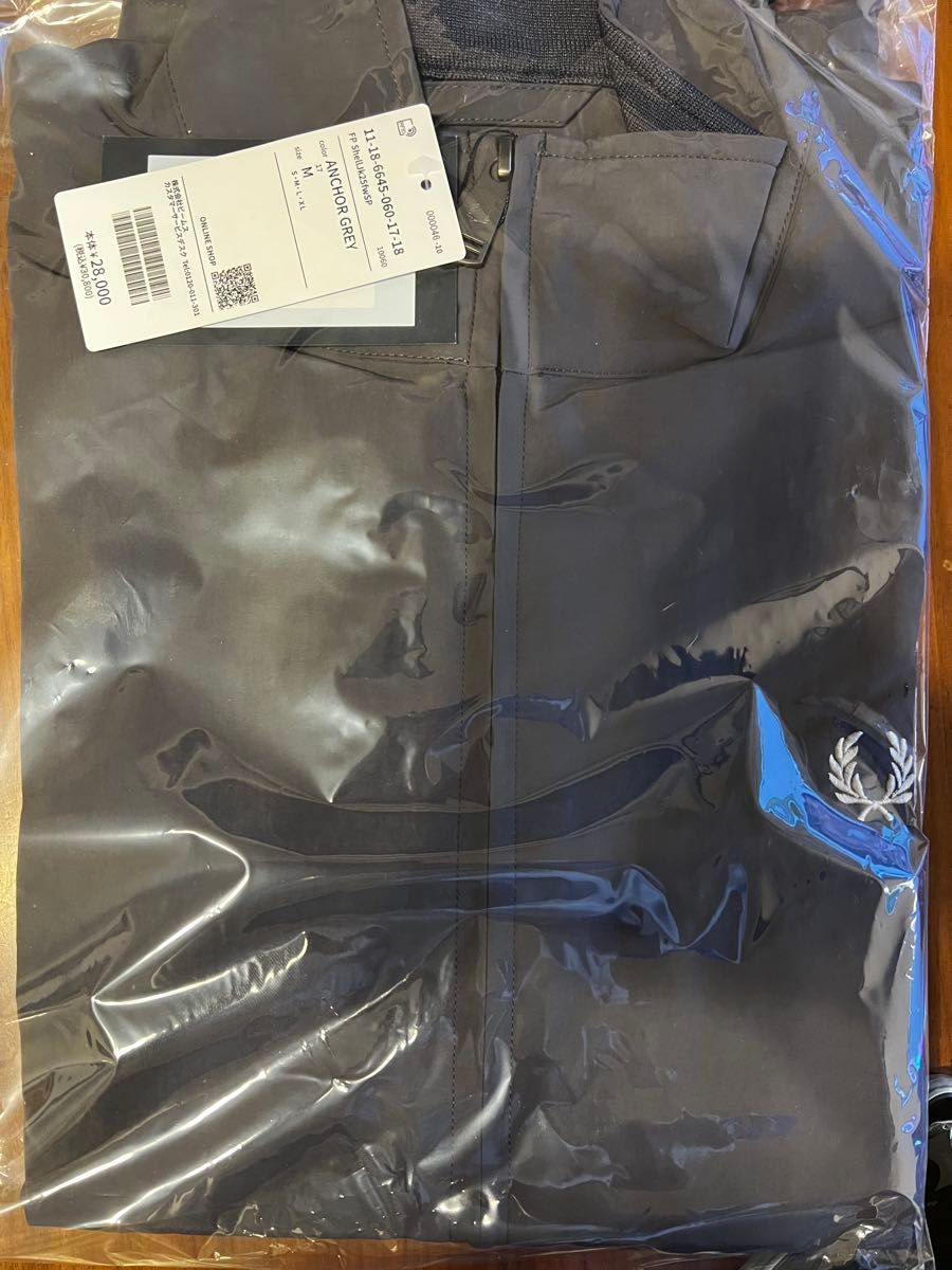 BEAMS FRED PERRY SHELL JACKET アンカーグレー Mサイズ ANCHOR GREY