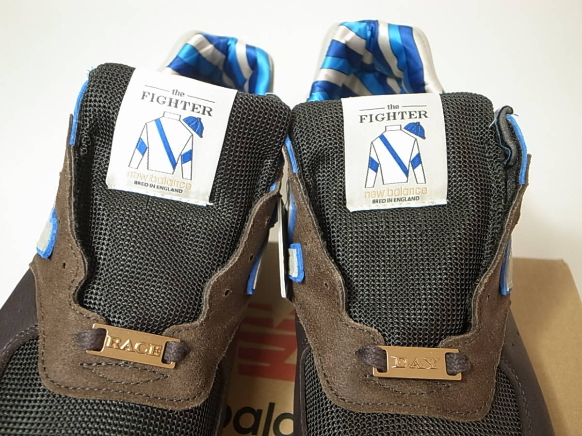 新作 人気 新品UK製M576TNFスウェード ナイロン黒灰青26cm英国製