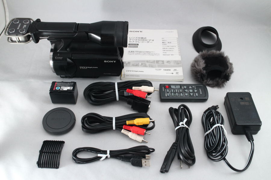 3241- ソニー SONY レンズ交換式HDビデオカメラ Handycam NEX-VG30 ボディ 良品