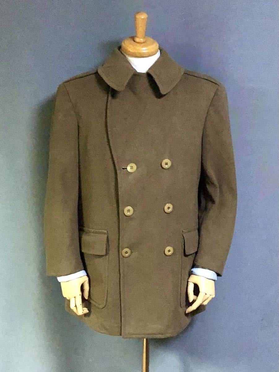 1940s ARMY OFFICER’S OVER COAT Size 39 R_画像9