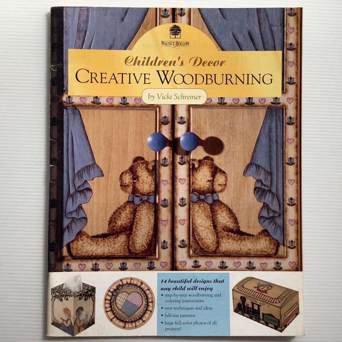 手芸本■ARTBOOK_OUTLET■O7-022★送料無料 ウッドバーニング クリエイティブ こども向けデザイン CREATIVE WOODBURNING Childrens Decor