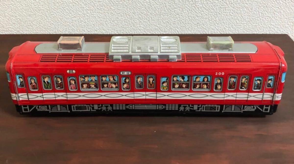ブリキ製(日本製 イチコー 製)の電車のおもちゃ 地下鉄丸の内 ブリキ製(日本製 イチコー 製)の電車のおもちゃ 地下鉄丸の内