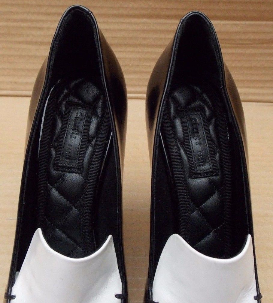 未使用 定価10万円 CELINE オールド セリーヌ フィービー・ファイロ バイカラー パンプス
