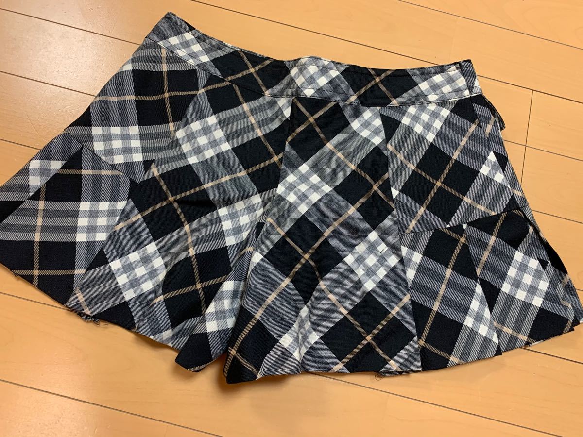 BURBERRY ブルーレーベル チェック ショートパンツ スカパン キュロット