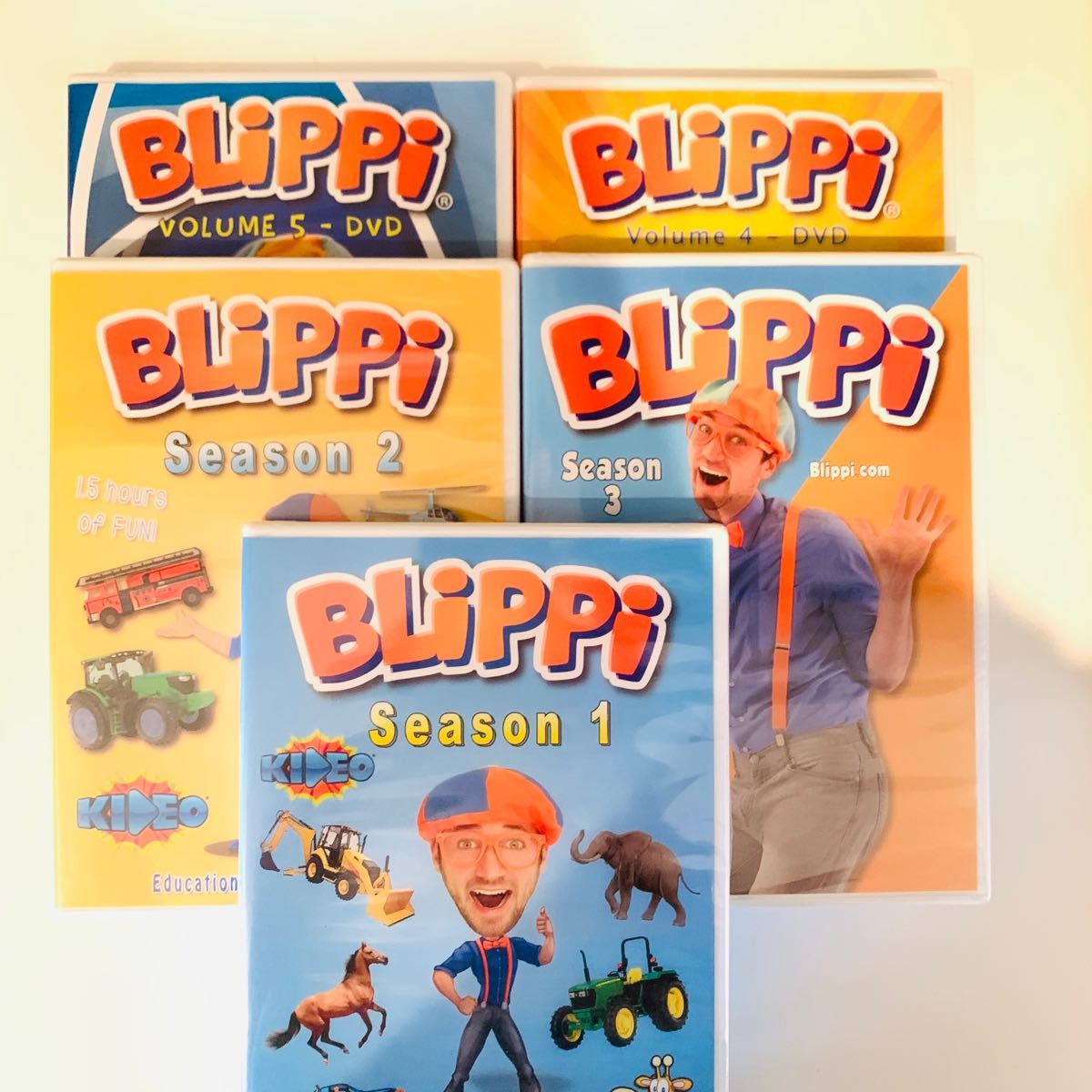 英語 教育DVD 海外版DVD まとめ売り プレゼント付き BLIPPI 新品 未開封 DVD DWE peppapig 英語