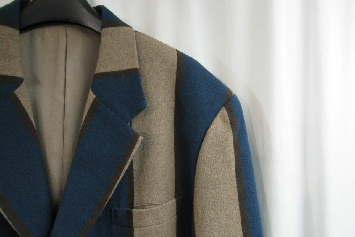 89aw yohji yamamoto pour homme vintage stripe design jacket (HJ-9)