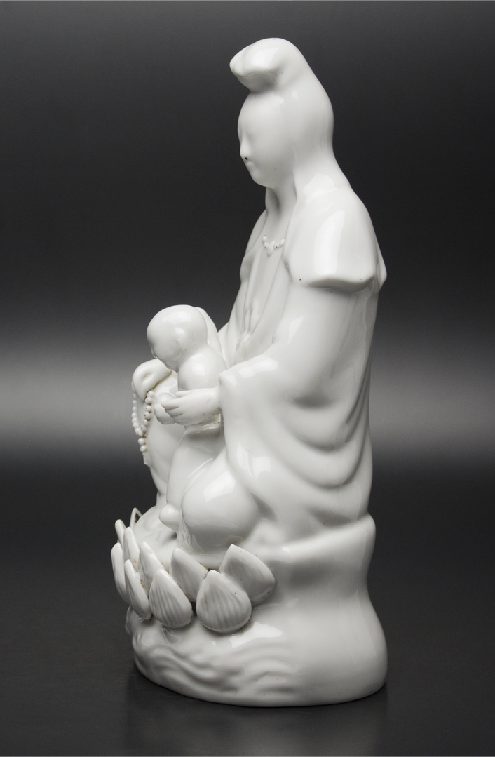 清 徳化観音馬利亜像 中国 古美術 | www.bauen.com.ar