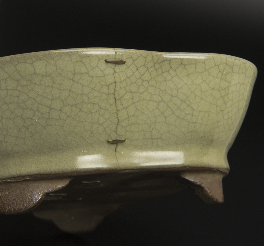  Song . обжиг в печи нарцисс поддон вместе коробка China старый изобразительное искусство 