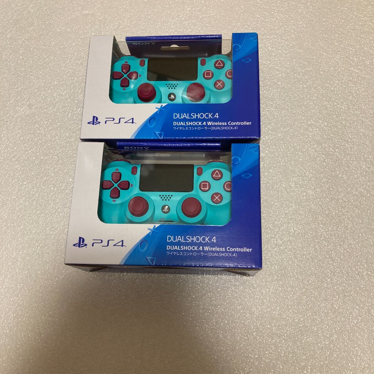 PS4 ワイヤレスコントローラー　×2 ベリーブルー