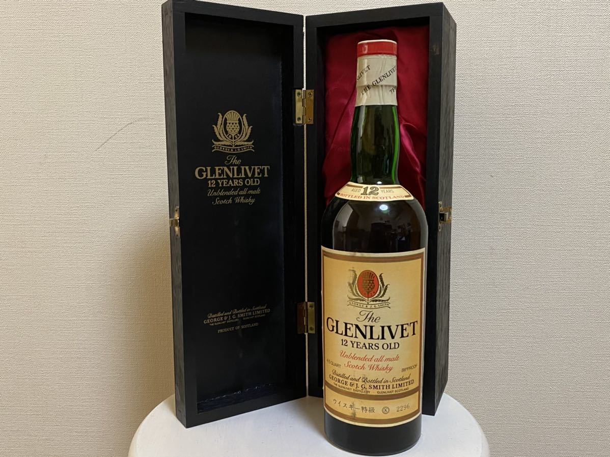 古酒 未開栓 ウイスキー特級 THE GLENLIVET 12Y ザ グレンリベット 12