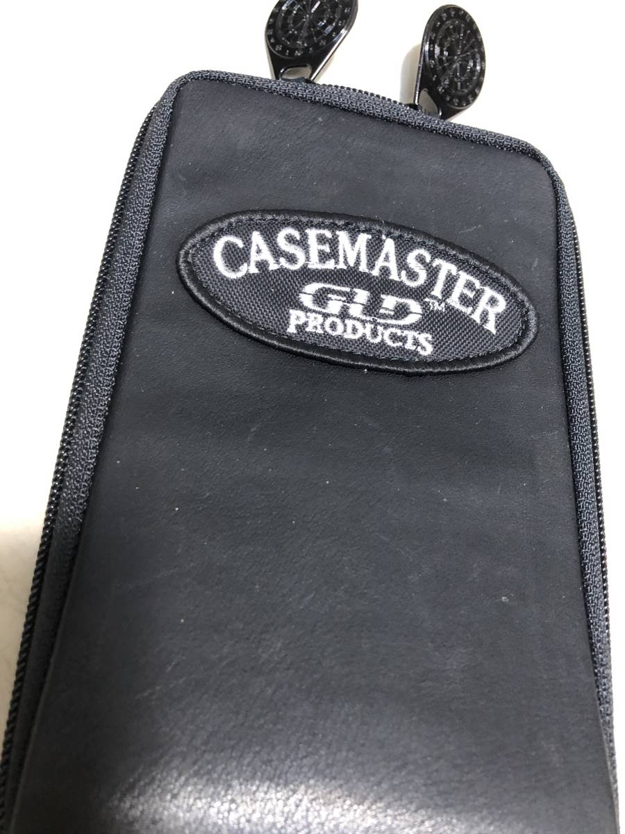 ダーツ ケース Casemaster ケースマスター（展示品）（小さなスレあり）　　1116-5_チャック開け　縦型　使用