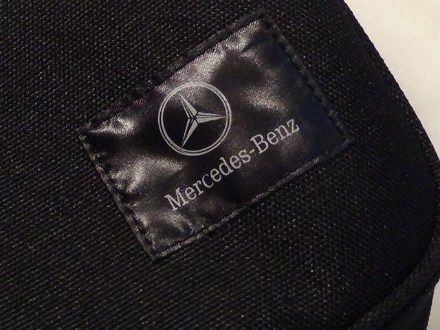 再値下げ メルセデス ベンツ バッグ Mercedes Benz ナイロン 頑丈 ケース 入れ物 ノベルティー 収納 ブラック_画像2