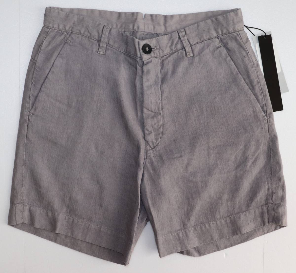 定価15000 新品 本物 KURO クロ リネン ハーフ パンツ Linen Nylon Dyed Shorts 0(S) 1195 nb_画像1