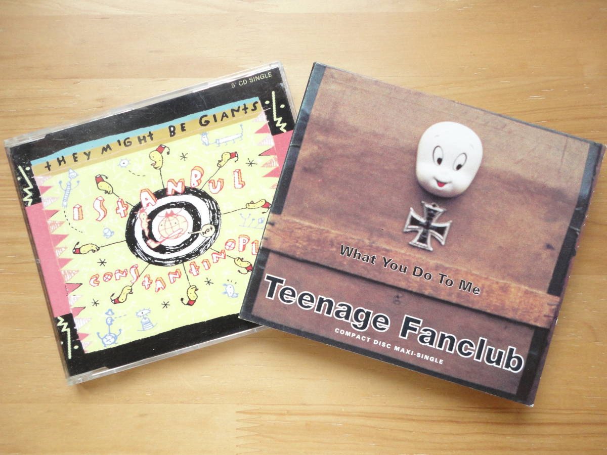 ●SINGLE CD 美品 米盤 TEENAGE FANCLUB / WHAT YOU DO TO ME ＋ 独盤 THEY MIGHT BE GIANTS / ISTANBUL (NOT CONSTANTINOPLE) 個人所蔵 ●_画像1