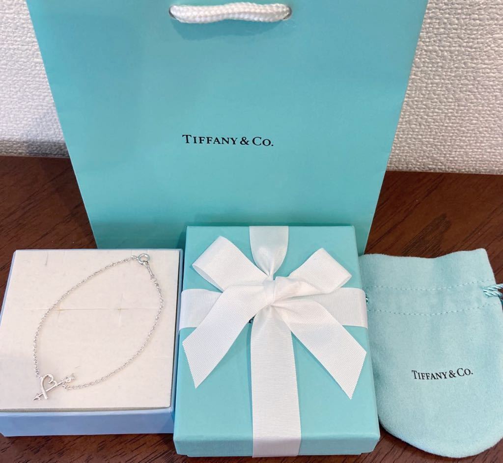 新品 正規品 ティファニー tiffany&co ブレスレット アローハート シルバー ケース巾着紙袋リボン ハート 弓矢 アロー 矢　プレゼント_画像5