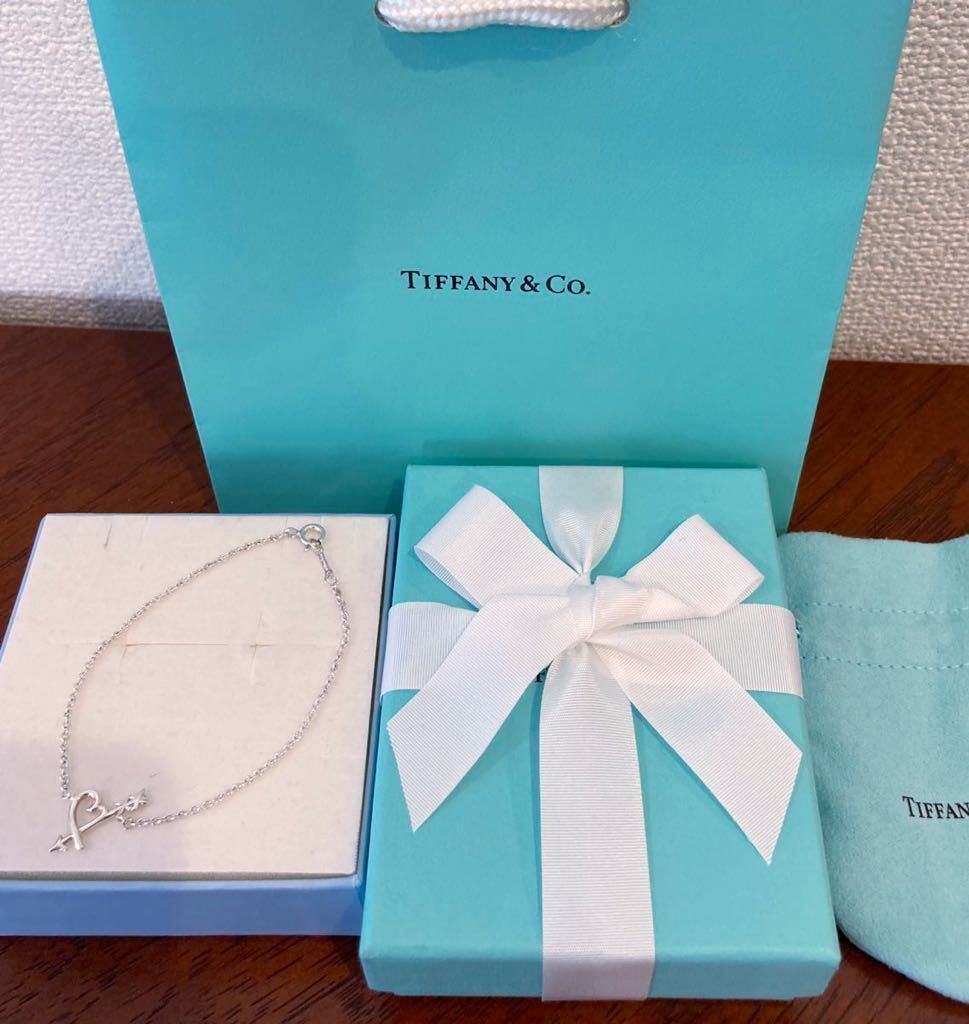 新品 正規品 ティファニー tiffany&co ブレスレット アローハート シルバー ケース巾着紙袋リボン ハート 弓矢 アロー 矢　プレゼント_画像3