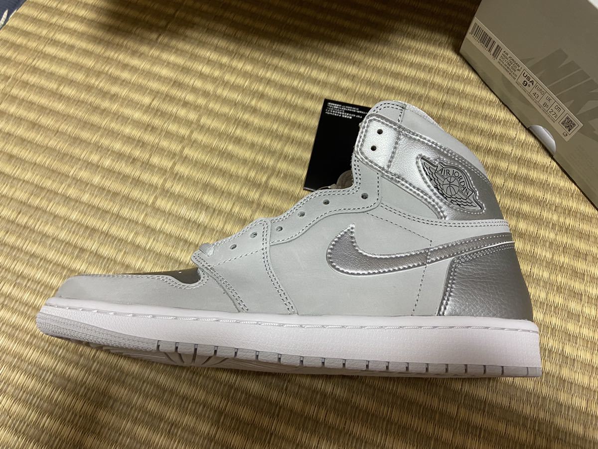 ★新品未使用★size 27.5cm★AIR JORDAN 1 HIGH OG CO JP TOKYOエアジョーダン1 ニュートラルグレー メタリックシルバー