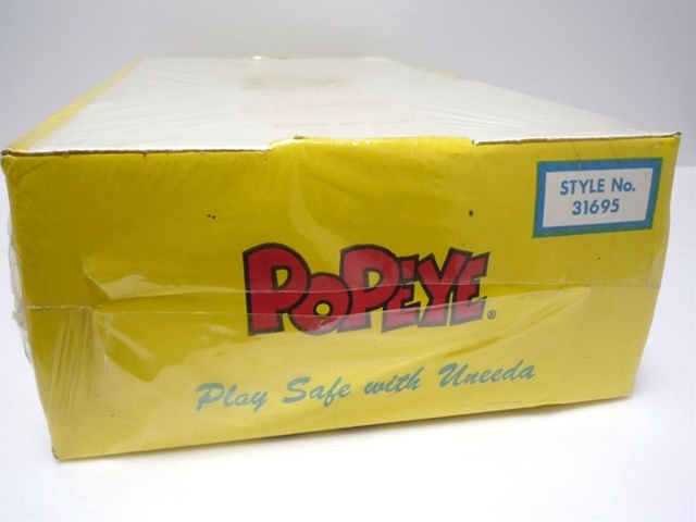 1979年　ポパイ　Popeye　人形　デッドストック　箱付　ビンテージ　Uneeda社製　ソフビ　アメキャラ　インテリア　未開封