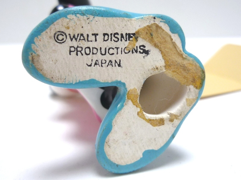 60～70’s ビンテージ 陶器製 ミニーマウス 置物　ディズニー　DISNEY　7cm位_画像5