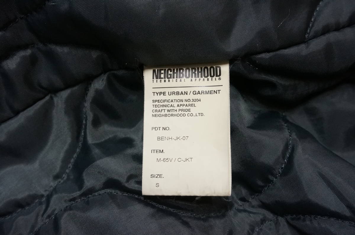 NEIGHBORHOOD M65V/C-JKT BENH-JK-07 ネイバーフッド M65 ジャケット サイズ1 チャコール /中綿 ミリタリー Sサイズ