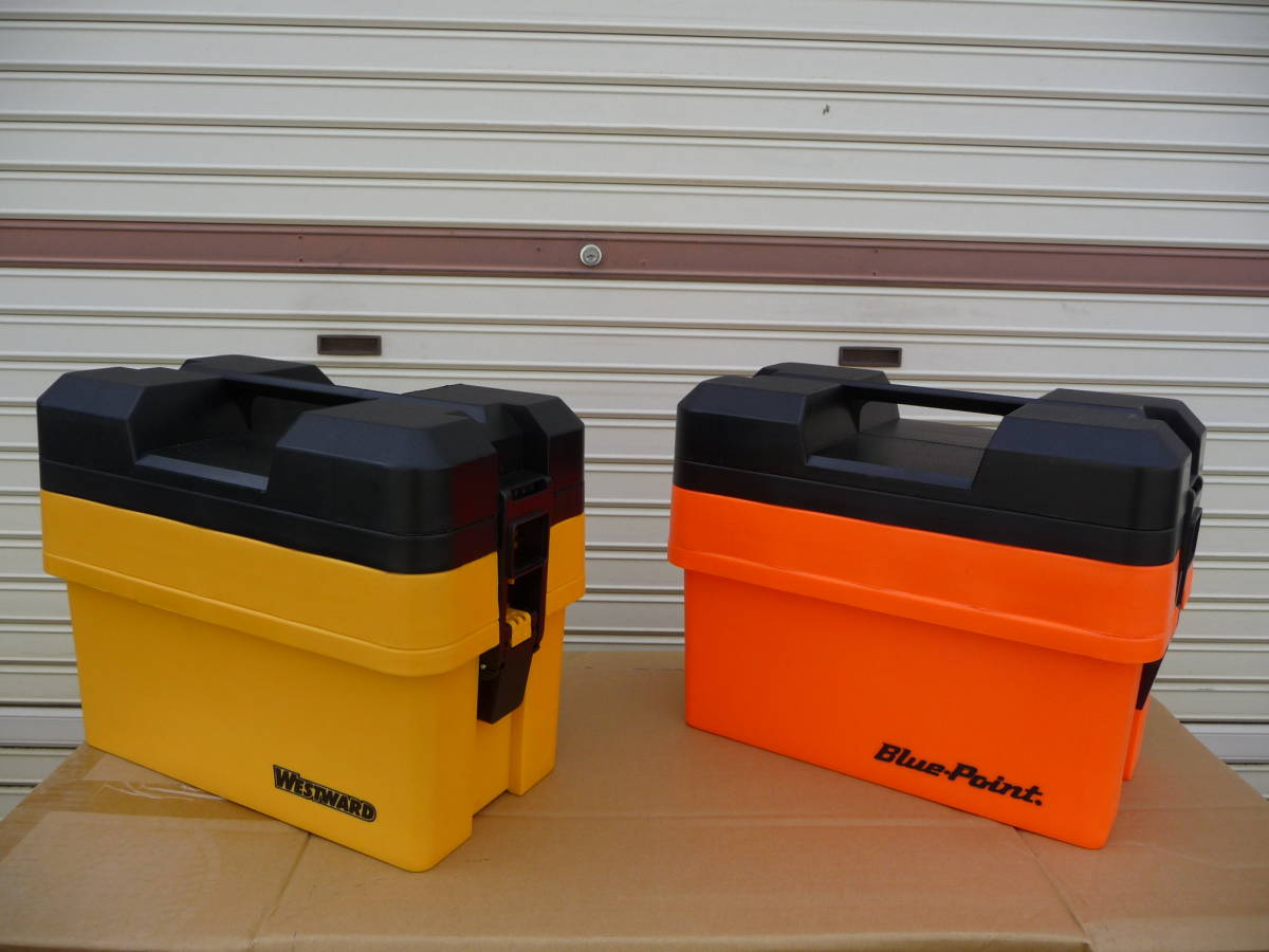 スナップオン・ブルーポイント・ウォタールー 携行 ツールボックス 工具箱 パーツ収納 1個 プラスチック製 オレンジ 橙色 限定 廃盤