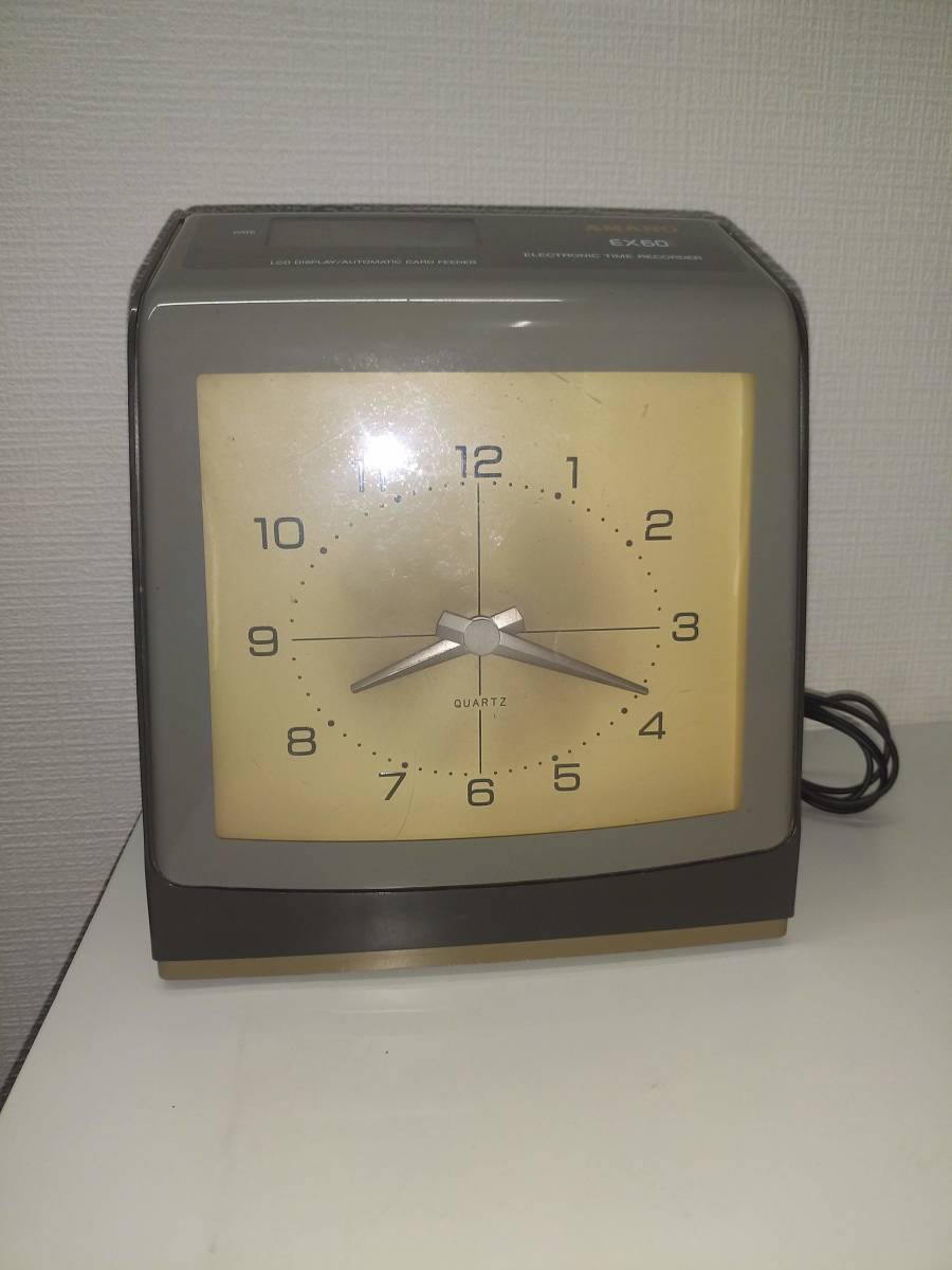 Yahoo!オークション - AMANO アマノ タイムレコーダー EX60i Yahoo!オークション - AMANO アマノ タイムレコーダー EX60i