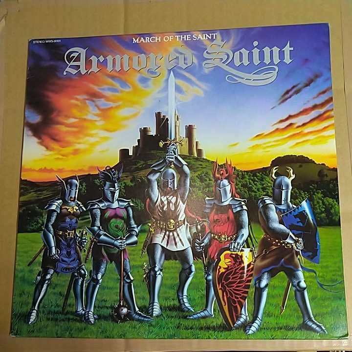 armored saint「march of the saint」邦LP 1984年★heavy metal Judas priest iron maidenの画像1