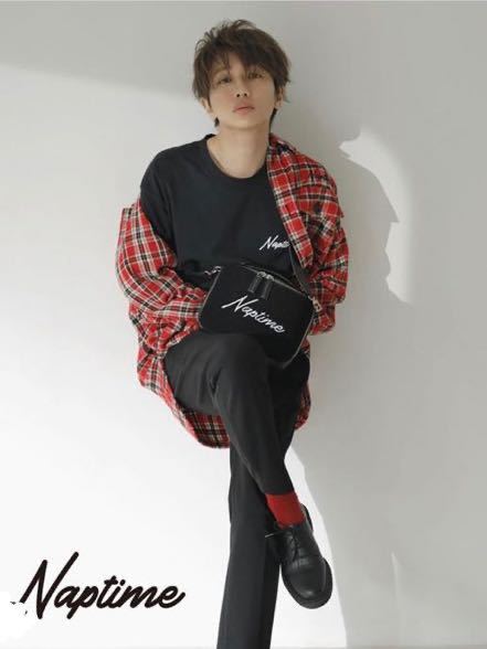 新品】Nissy naptime. フォトプリントロングTシャツブラックSサイズAAA