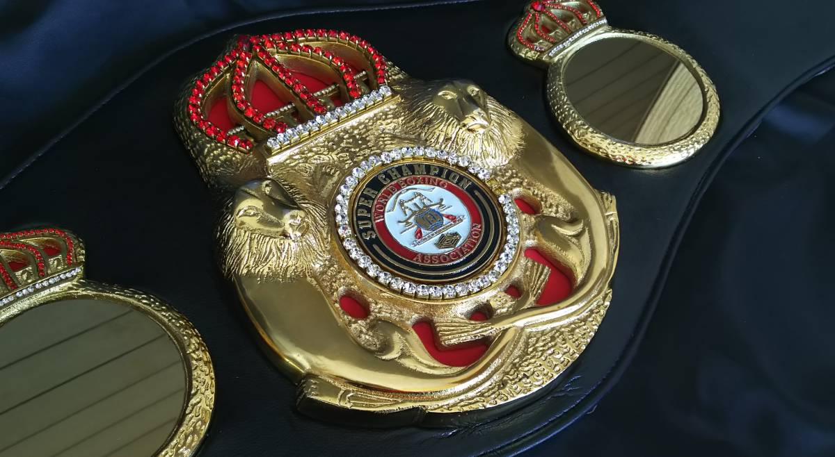 *WBA super Champion ремень * полный размер * копия * новый товар * вентилятор сидэ .. замечательная вещь * бокс *