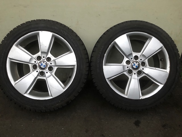 BBS RD265 BMW X3 E83純正アルミ STYLING 143スタイリング 3411524 18インチ 8J +46 5H120 235/50R18中古スタッドレスヨコハマアイスガード_画像2