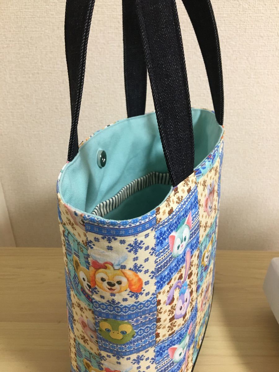 ハンドメイド　トートバック  ダッフィー  フレンズ