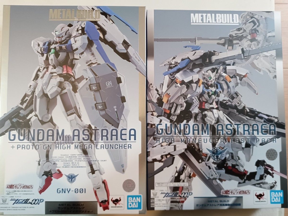 美品】METAL BUILD ガンダムアストレア+プロトGNハイメガランチャー