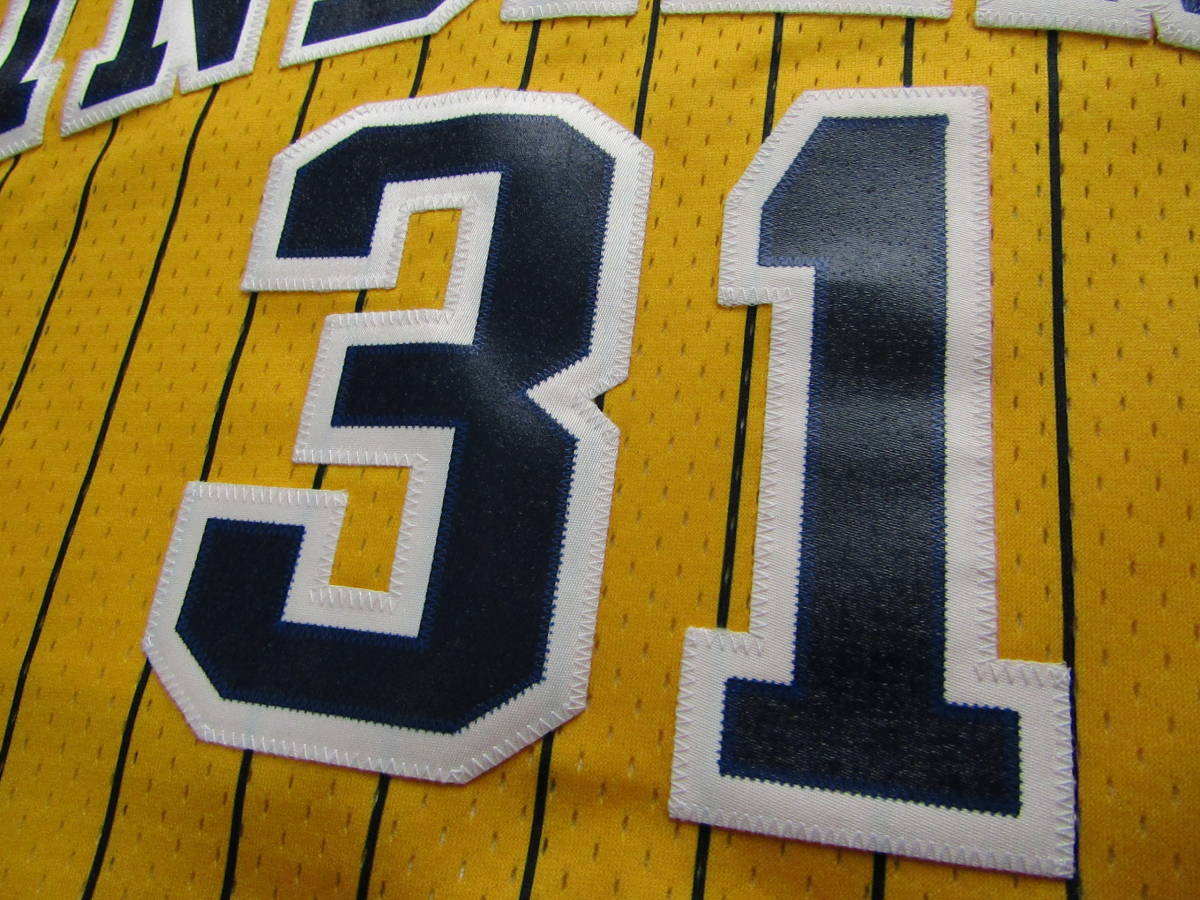 激レア! 90s NBA レジー・ミラー PACERS インディアナ・ペイサーズ MILLER ナイキ NIKE製 ユニフォーム オーセンティック ジャージ