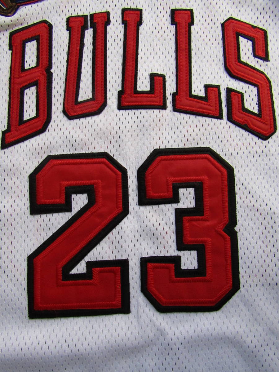 流行 マイケル・ジョーダンBULLS #23 JORDAN NBA ユニフォーム ◇ 刺繍 