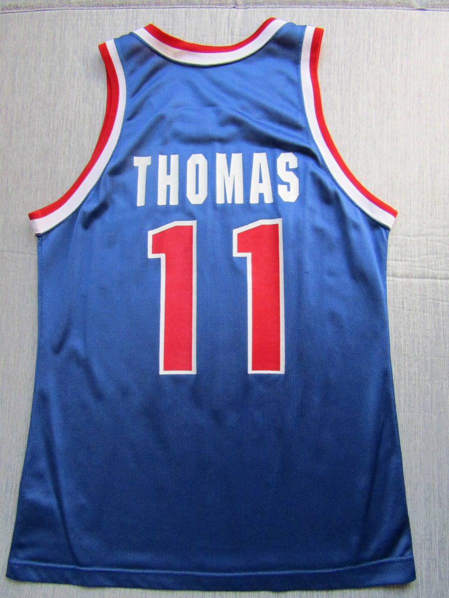 トップス タンクトップ 激レア！ 90s NBA アイザイア・トーマス　PISTONS デトロイト・ピストンズ Champion製 ユニフォーム　タンクトップ　チャンピオン　 当時物