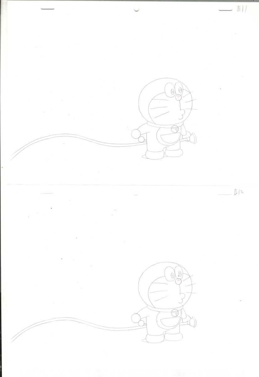  Doraemon animation large amount set 2 # cell picture original picture layout illustration setting materials 