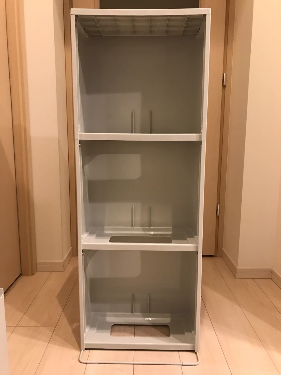 無印良品 重ねて増やせるダストボックス 3段引出5個 コンパクト 無印良品 重ねて増やせるダストボックス 3段引出5個 コンパクト
