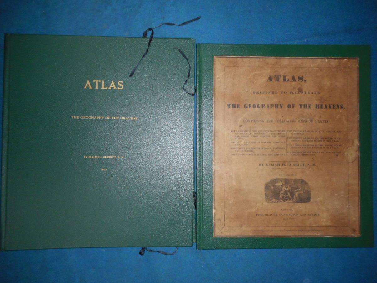 即決　1835年『バリット星図』アンティーク、天球図、天文、星座早見盤、星座図絵Star map, Planisphere, Celestial atlas