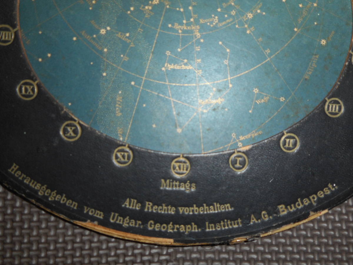 即決アンティーク、天球図、天文、星座早見盤、星図、星座図絵1910年頃『ハンガリー星座早見盤』Star map, Planisphere, Celestial atlas - 天文、宇宙 即決アンティーク、天球図、天文、星座早見盤、星図、星座図絵1910年頃『ハンガリー星座早見盤』Star map, Planisphere, Celestial atlas - 天文、宇宙
