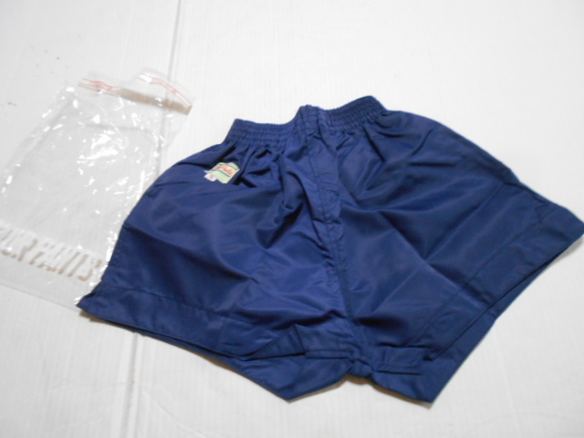 S темно-синий color pants нейлон 100% короткий хлеб шорты Showa Retro не использовался 