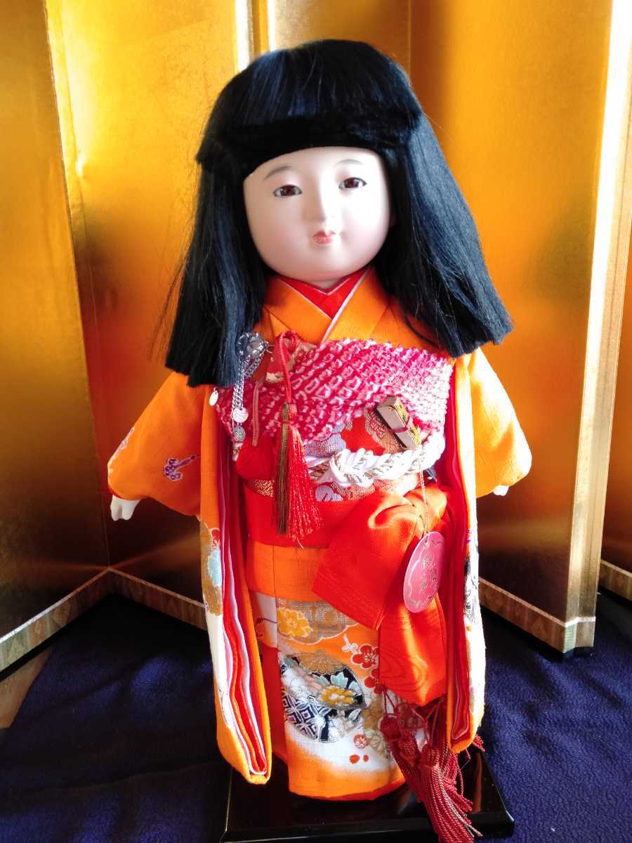 市松人形2］日本人形／お迎え人形／高さ35.5 cm／台15×12×1.3 cm 的详细信息| 雅虎拍卖代拍| FROM JAPAN