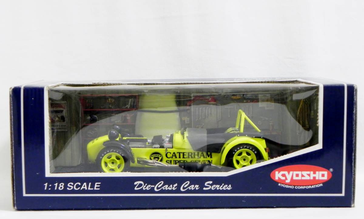京商 1/18 ケーターハム スーパーセブン JPE イエロー CATERHAM SUPER ...