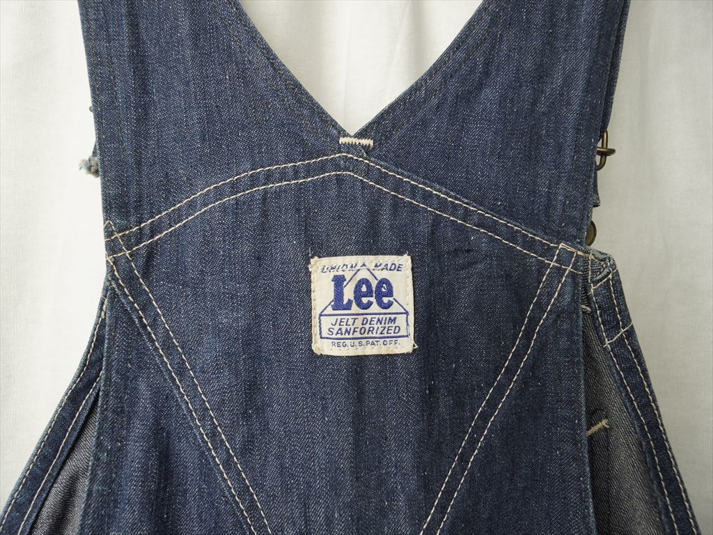 激安人気新品 ビンテージ Lee リー 70's デニムオーバーオール ハウス