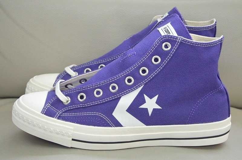 新品未使用 CONVERSE コンバース SKATEBOARDING CX-PRO CV HI スケートボーディング PURPLE 1CL666 US8 26.5センチ 定価8,800円 送料無料_画像3